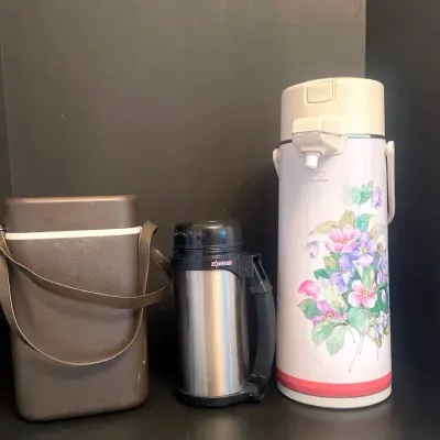 Zojirushi Thermal Holders Lot, Bento Box, Thermos Cup, & Air Pot