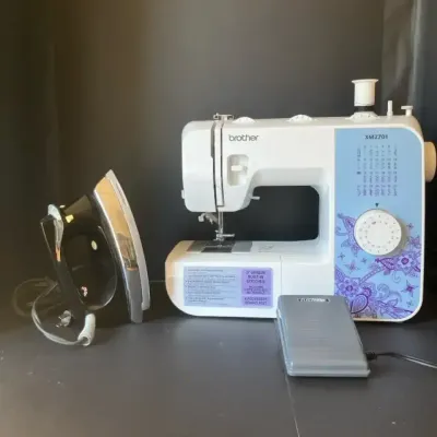 Brother XM2701 Sewing Machine and Proctor Iron