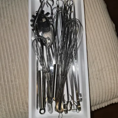 Sale Photo Thumbnail #79: 8 utensils and multiple scewers