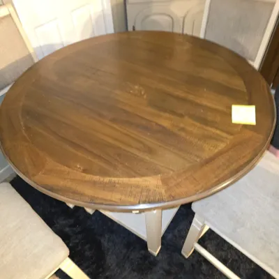 Sale Photo Thumbnail #144: Pub height table 42 diameter 
42"tall seat at 24