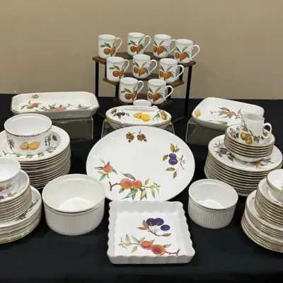 Royal Worcester Evesham China Set 