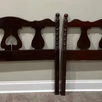 Vintage Pair Of Twin Headboards