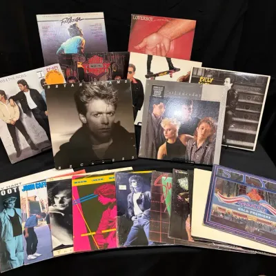 1980s Rock & Pop Vinyl Record Collection – Bryan Adams, Billy Joel, Loverboy, Footloose & More