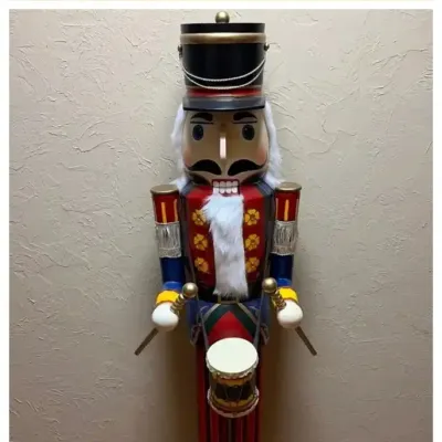 60" Drummer Nutcracker & Smaller Nutcrackers