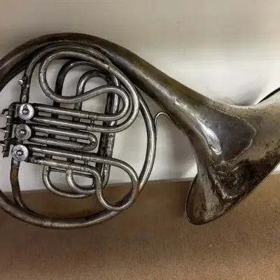 Vintage Brass French Horn