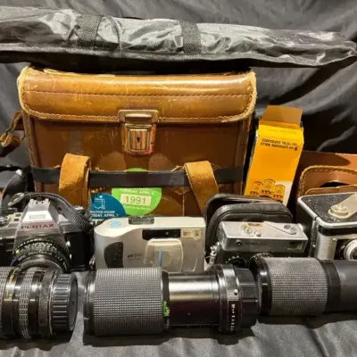 Pentax, Rollei 35 & Kodak Vintage Cameras