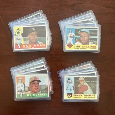 1960 Topps Baseball Card Lot