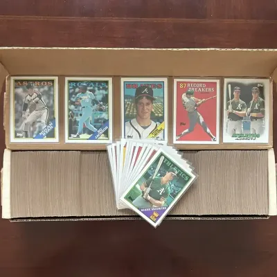 1988 Topps Baseball Cards - Complete Set. Nolan Ryan, Mike Schmidt, Barry Bonds, and More