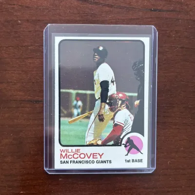 1973 Topps Baseball Card. Willie McCovey - San Francisco Giants. Card #410