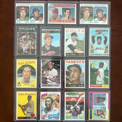 Vintage Topps Baseball Cards. Ted Williams, Brooks Robinson, and More