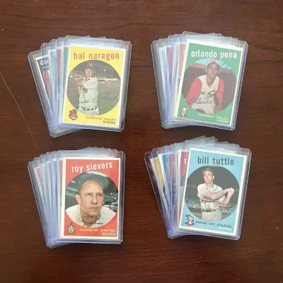 1959 Topps Baseball Card Lot
