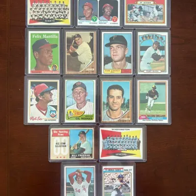 Vintage Topps Baseball Cards. Johnny Bench, Carl Yastrzemski, and More