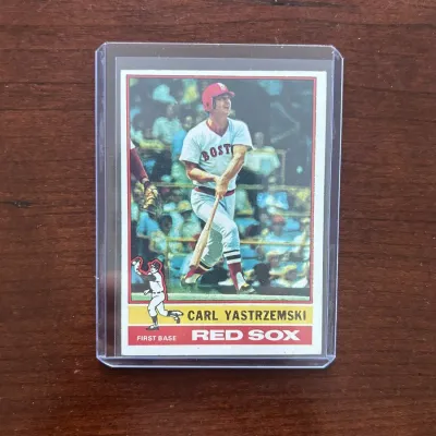 1976 Topps Baseball Card. Carl Yastrzemski - Boston Red Sox. Card #230