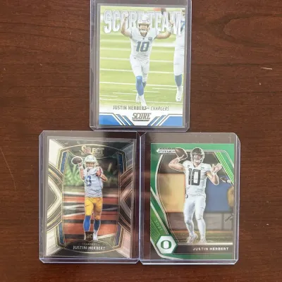 Justin Herbert Rookie Card Lot