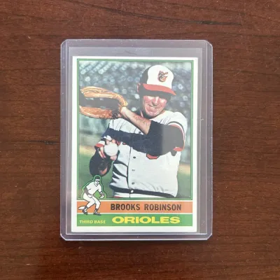 1976 Topps Baseball Card. Brooks Robinson - Baltimore Orioles. Card #95