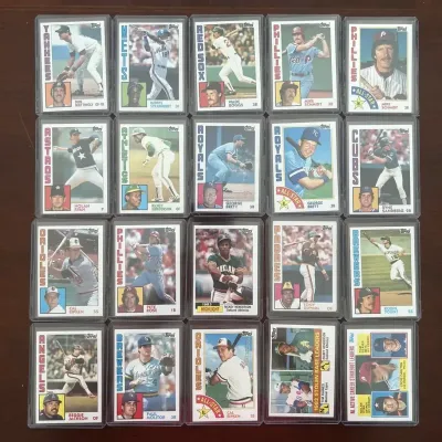 1984 Topps Baseball Cards - Complete Set. Don Mattingly & Darryl Strawberry Rookie Cards