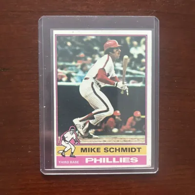 1976 Topps Baseball Card. Mike Schmidt - Philadelphia Phillies. Card #480