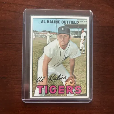 1967 Topps Baseball Card. Al Kaline - Detroit Tigers. Card #30