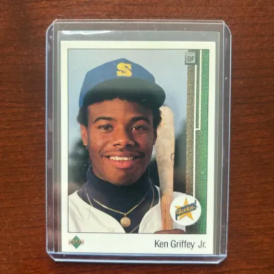 1989 Upper Deck Baseball Card. Ken Griffey Jr. Rookie. Card #1
