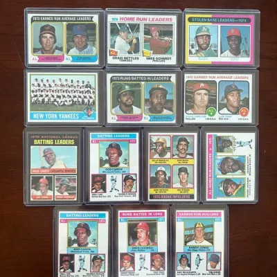Vintage Baseball Cards. Tom Seaver, Thurman Munson, Johnny Bench, and More