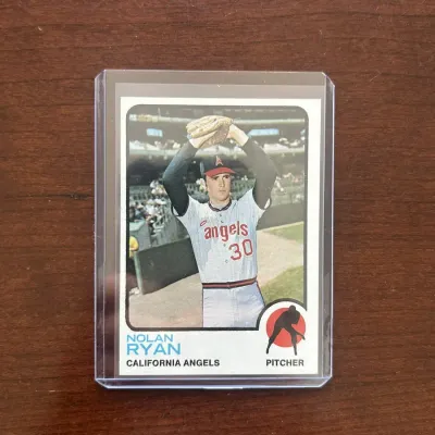 1973 Topps Baseball Card. Nolan Ryan - California Angles. Card #220