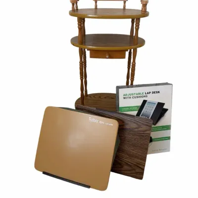 Vtg Telephone Stand & 3 Lap Desks
