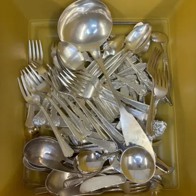 Silverplated Utensil Lot