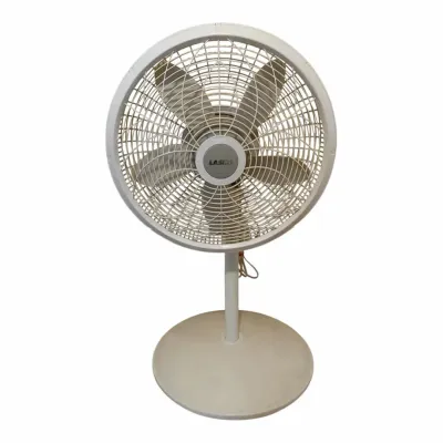 White Lasko Oscillating Fan