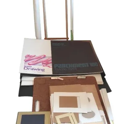 Painter's Arts And Crafts Supplies Bundle For Painting And Drawing