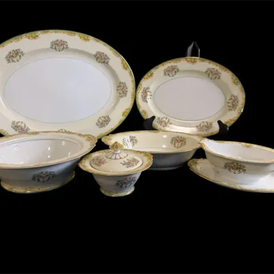 Vtg Noritake “Claremont” Serving Pieces