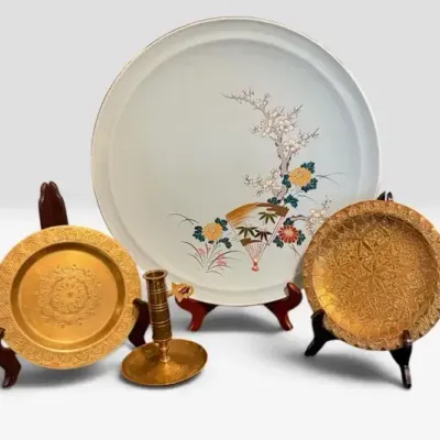 Oriental Influence in Brass and Ceramic