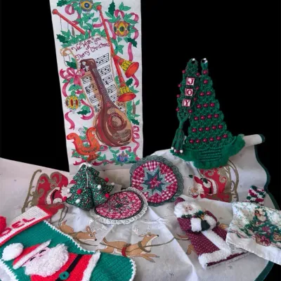 Vintage Holiday Decor Mystery Lot