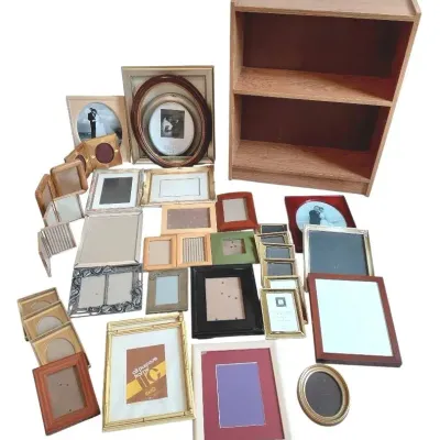 Book Shelf And Picture Frame Collection Bundle