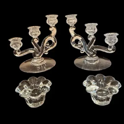 Decorative Glass Candlesticks