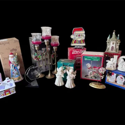Holiday Decor Stored In Their Original Boxes
