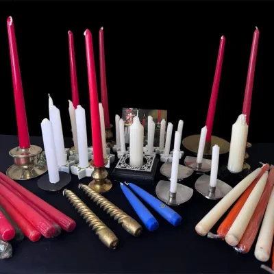 Amazing Candle/Candle Holder Mystery Lot!