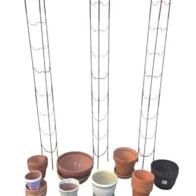 Garden Planter & Trellis Supply Lot