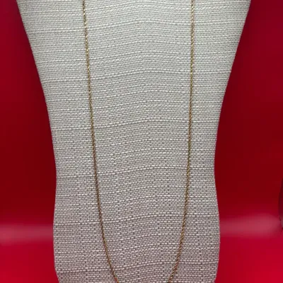 30” 2mm 14K Yellow Gold Rope Chain