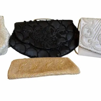 (4) Vintage Beaded Purses