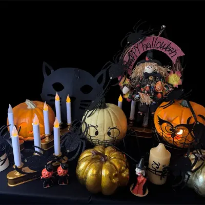 Halloween Decor Galore Mystery Lot