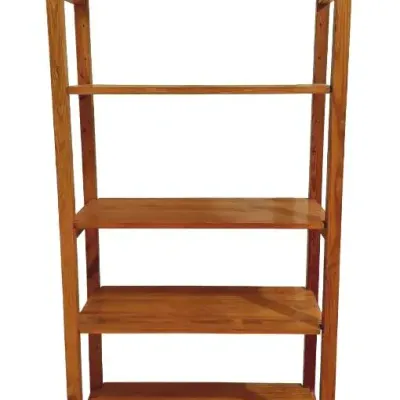 Tall Five Tiered Wooden Shelf - 2 of 2