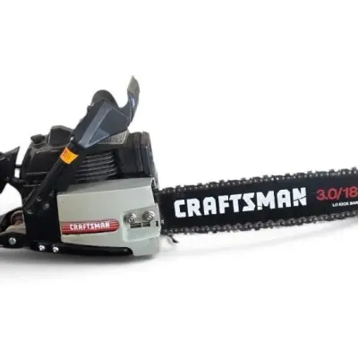 Vintage Craftsman 3.0 / 18" Gas Powered Chainsaw (Engine Turns Over)