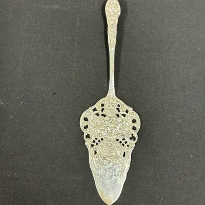 Antique Sterling Silver Wedding Cake Server