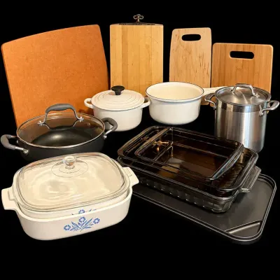 Le Creuset, Pyrex, Anchor Hocking, Anolon, Corning Ware And All-Clad