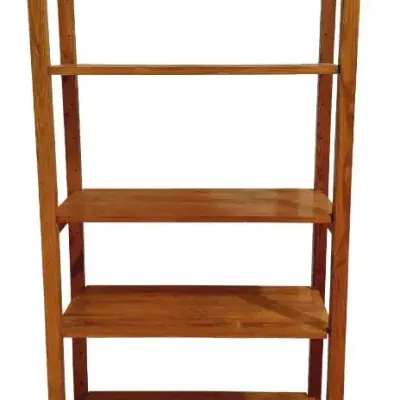 Tall Five Tiered Wooden Shelf - 1 of 2