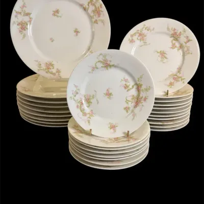 Vtg Haviland “Limoges” Dinner, Dessert & Bread & Butter Plates