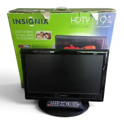 Insignia 19" 720p LCD HDTV / DVD Combo (NS-LDVD19Q-10A) w/ Original Box & Remote
