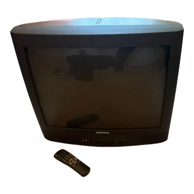 Vintage Samsung CRT Television Set