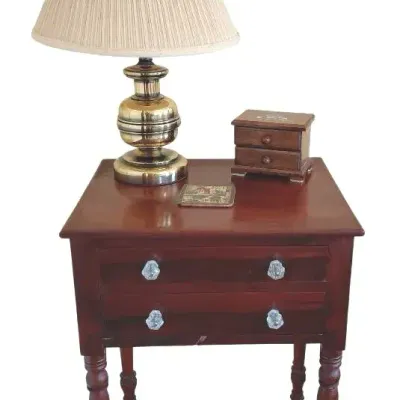 Vintage Federal Style Wooden Side Table