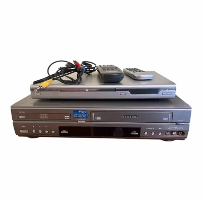 Two DVD Players With Remotes & Cables